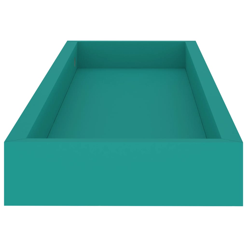 Ράφια Τοίχου με Εσοχή 2 τεμ. Μπλε 60 x 15 x 4 εκ. από MDF - Pakobazaar
