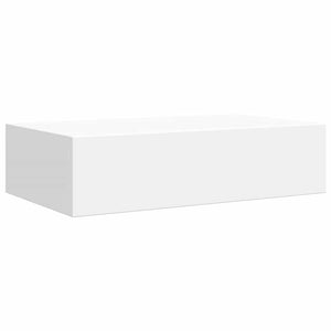 Ράφι Επιτοίχιο με Συρτάρι Λευκό 40 x 23,5 x 10 εκ. από MDF
