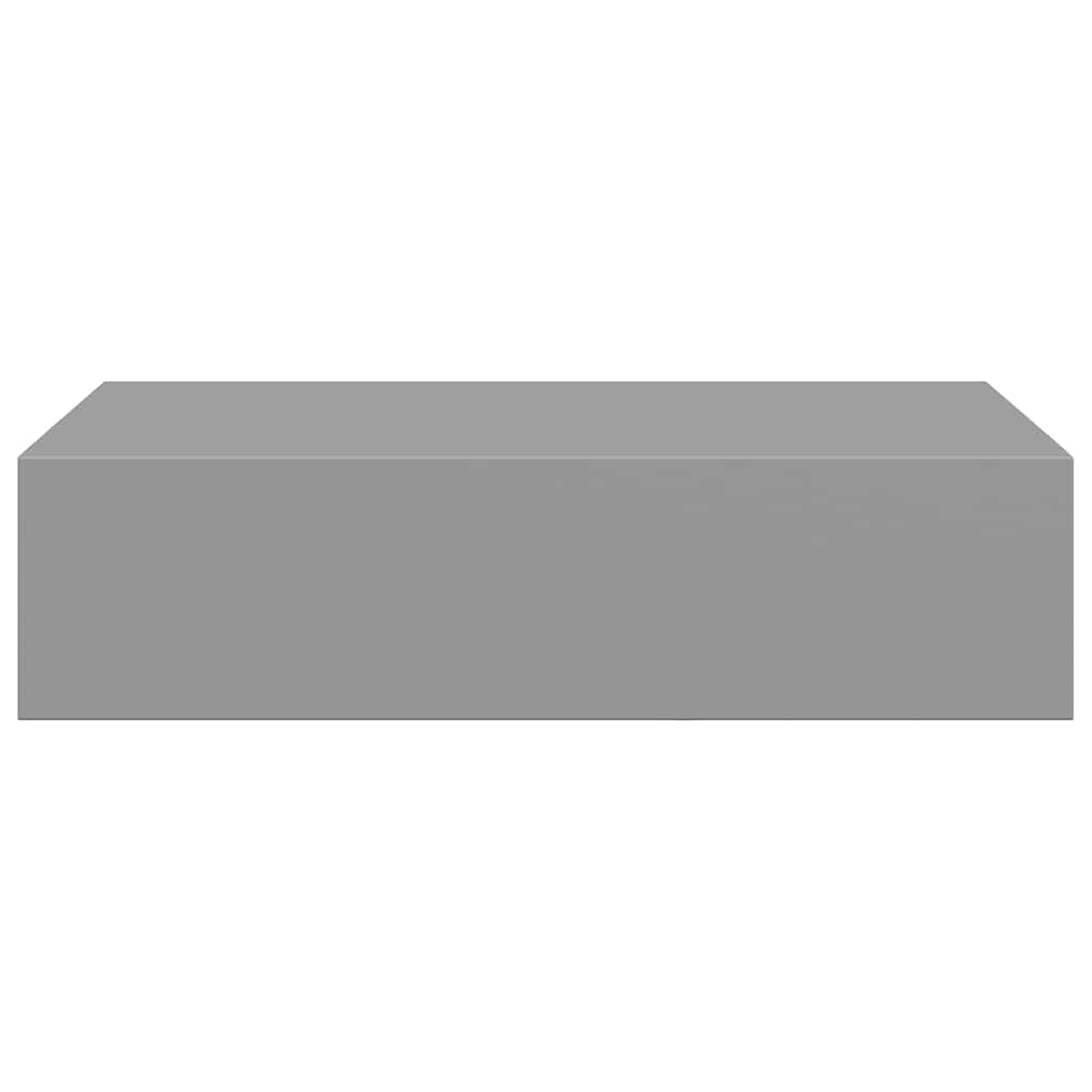 Ράφι Επιτοίχιο με Συρτάρι Γκρι 40 x 23,5 x 10 εκ. από MDF