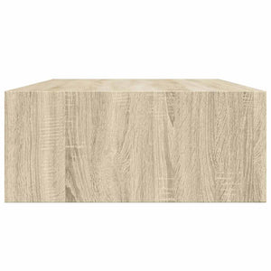 Ράφι Επιτοίχιο με Συρτάρι Χρώμα Δρυός 40 x 23,5 x 10εκ. από MDF - Pakobazaar
