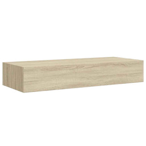 Ράφι Επιτοίχιο με Συρτάρι Χρώμα Δρυός 60 x 23,5 x 10εκ. από MDF