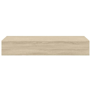 Ράφι Επιτοίχιο με Συρτάρι Χρώμα Δρυός 60 x 23,5 x 10εκ. από MDF