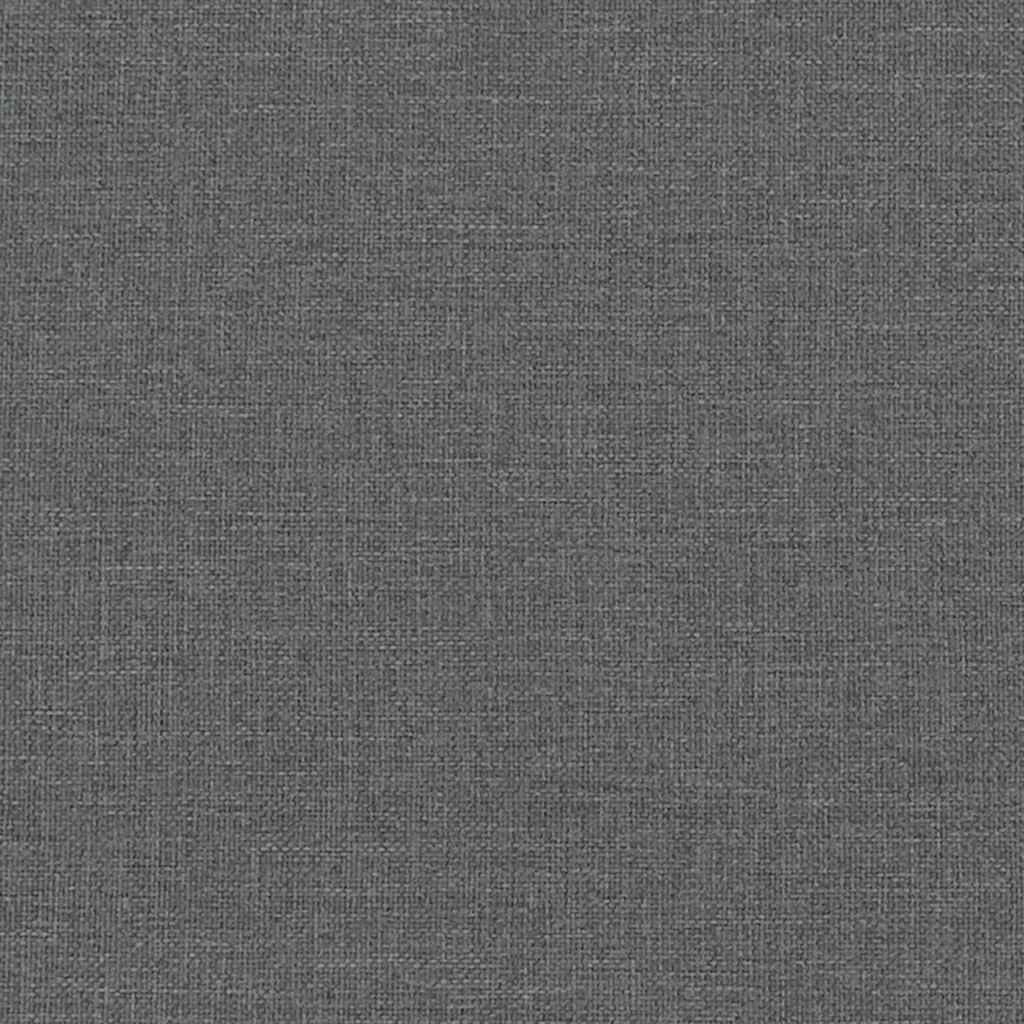 Πολυθρόνα Relax Σκούρο Γκρι Υφασμάτινη με Σκαμπό