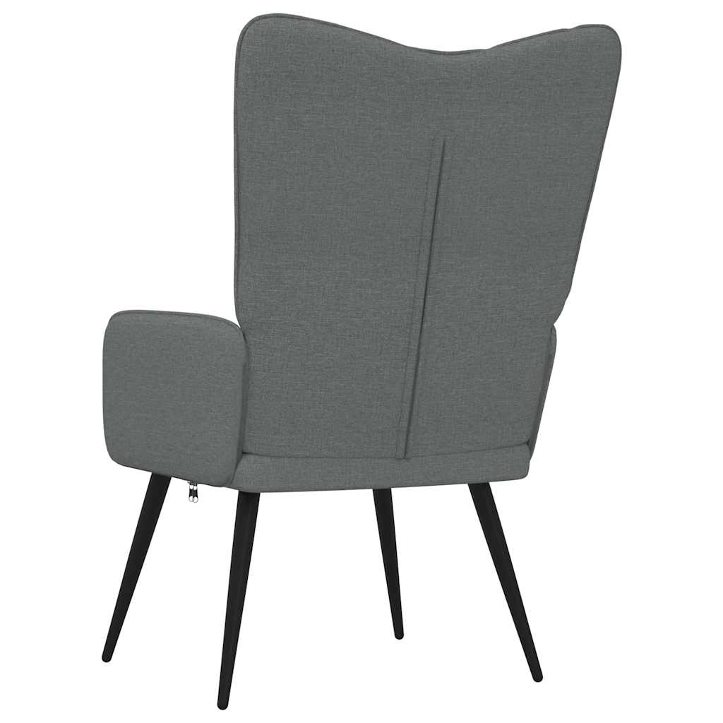 Πολυθρόνα Relax Σκούρο Γκρι Υφασμάτινη