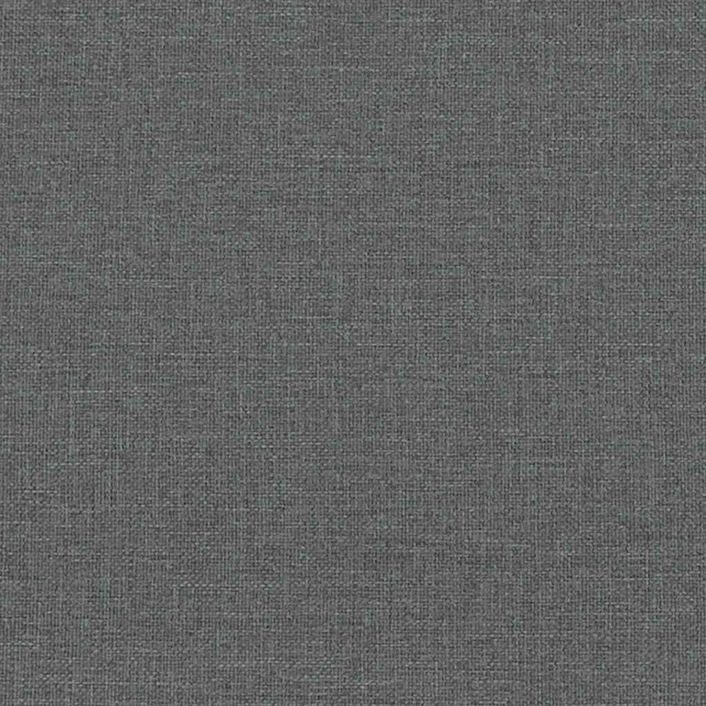 Πολυθρόνα Relax Σκούρο Γκρι Υφασμάτινη με Σκαμπό