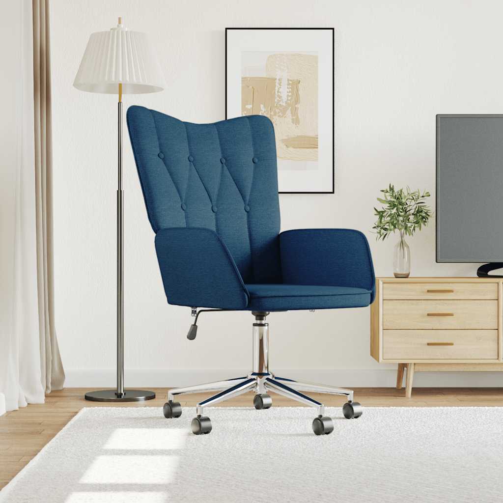 Πολυθρόνα Relax Μπλε Υφασμάτινη
