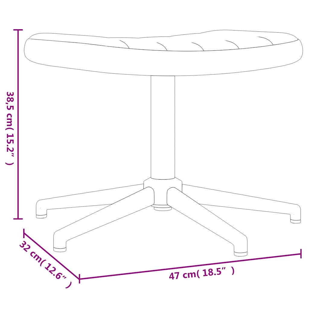 Πολυθρόνα Relax Ροζ Βελούδινη με Σκαμπό