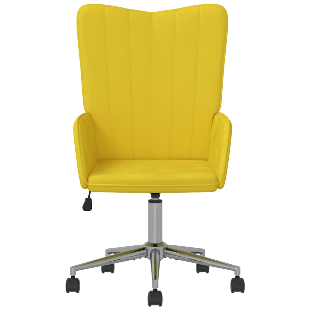 Πολυθρόνα Relax Κίτρινο Μουσταρδί Βελούδινη