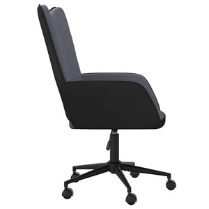 Πολυθρόνα Relax Σκούρο Γκρι από Βελούδο και PVC