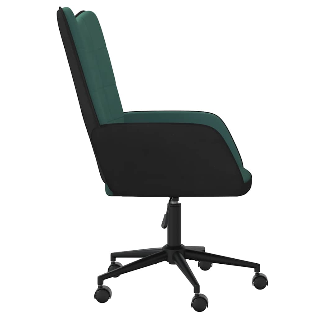 Πολυθρόνα Relax Σκούρο Πράσινο από Βελούδο και PVC