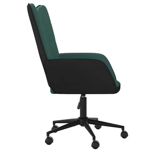 Πολυθρόνα Relax Σκούρο Πράσινο από Βελούδο και PVC