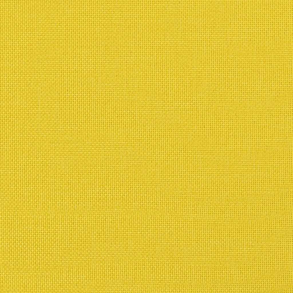 Πολυθρόνα Relax Κίτρινη Μουσταρδί Υφασμάτινη με Σκαμπό