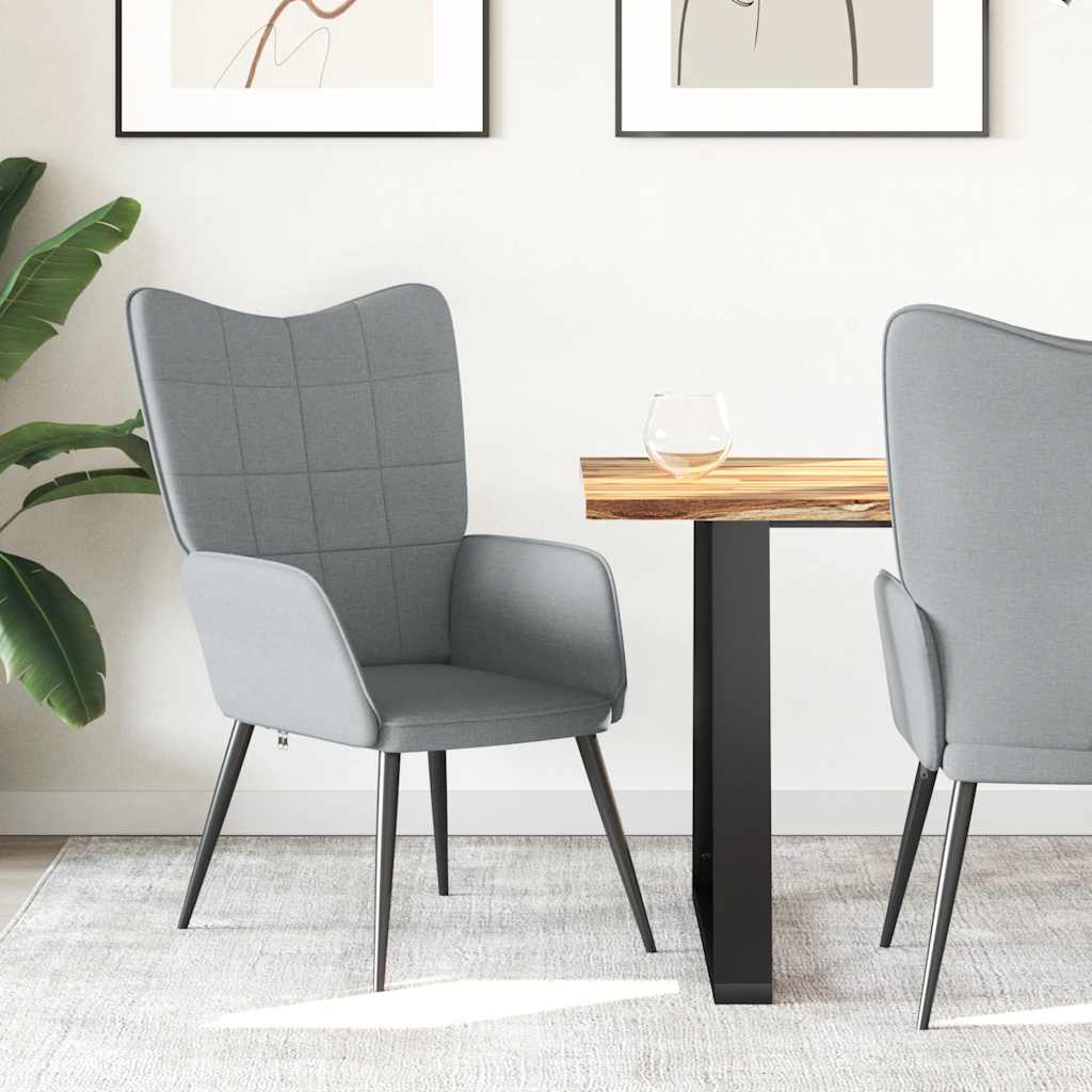 Πολυθρόνα Relax Ανοιχτό Γκρι Υφασμάτινη