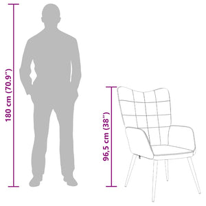 Πολυθρόνα Relax Μαύρη Υφασμάτινη