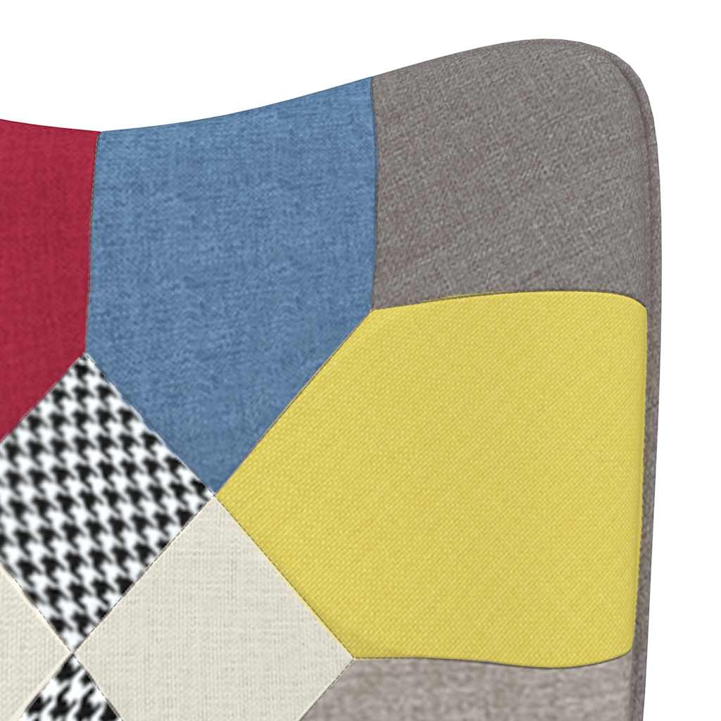 Πολυθρόνα Relax Σχέδιο Patchwork Υφασμάτινη