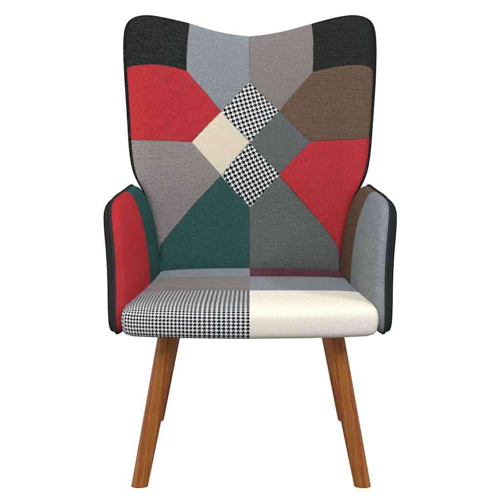 Πολυθρόνα Relax Σχέδιο Patchwork Υφασμάτινη