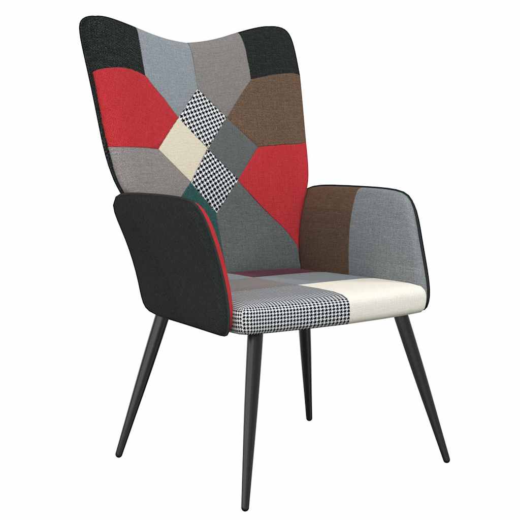 Πολυθρόνα Relax Σχέδιο Patchwork Υφασμάτινη