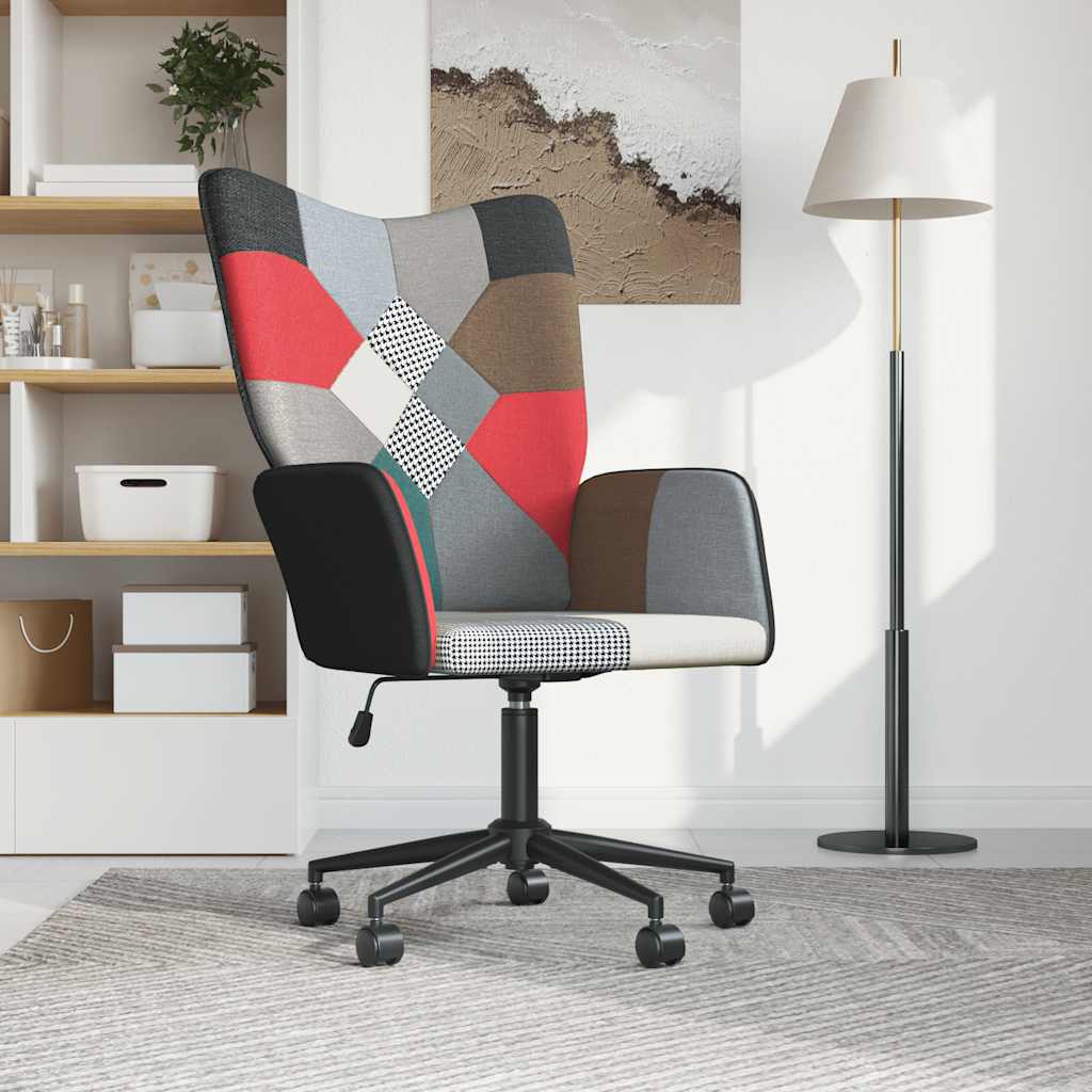 Πολυθρόνα Relax Σχέδιο Patchwork Υφασμάτινη