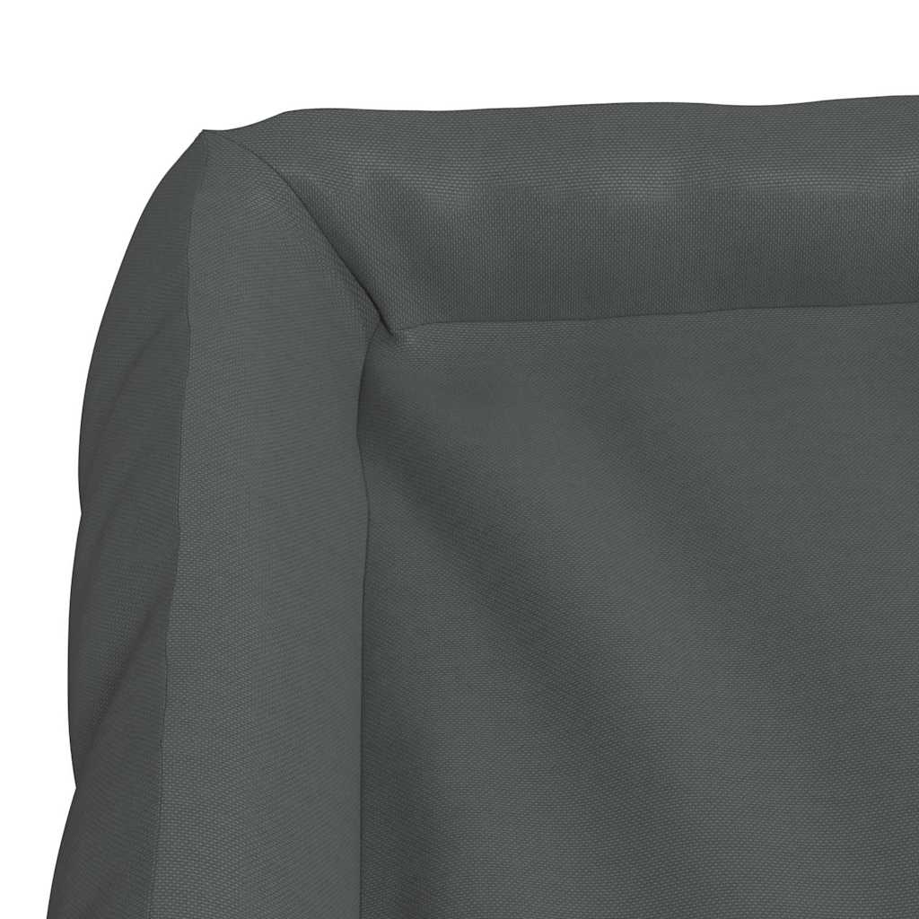 Μαξιλάρι Σκύλου Σκούρο Γκρι 135 x 110 x 23 εκ. Ύφασμα Oxford - Pakobazaar