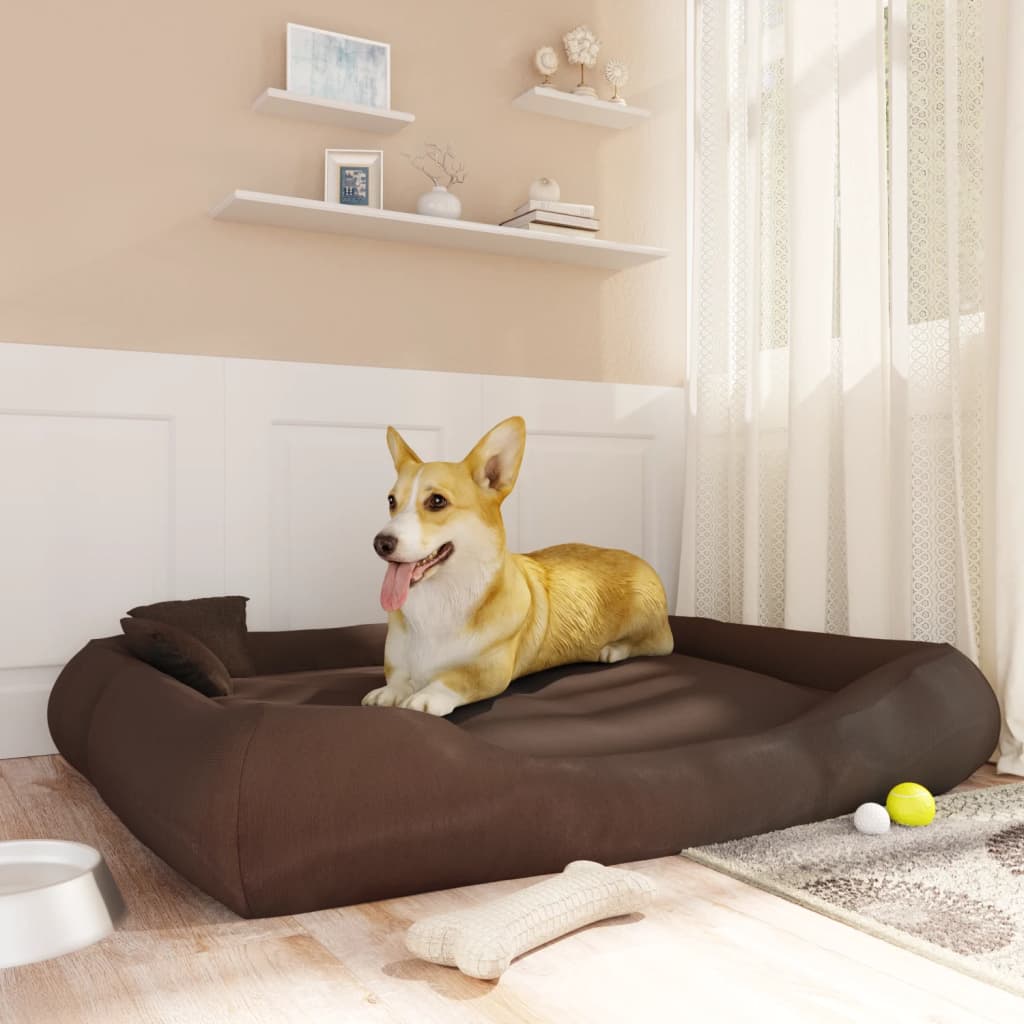 Μαξιλάρι Σκύλου Καφέ 135 x 110 x 23 εκ. Ύφασμα Oxford - Pakobazaar