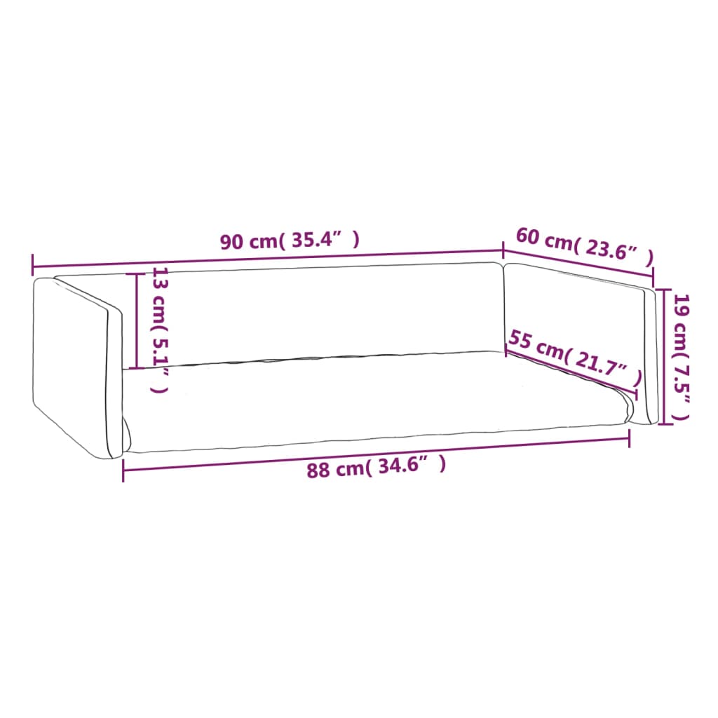 Κάθισμα Αυτοκινήτου Σκύλου Αν. Γκρι 90 x 60 εκ. Όψη Λινού - Pakobazaar