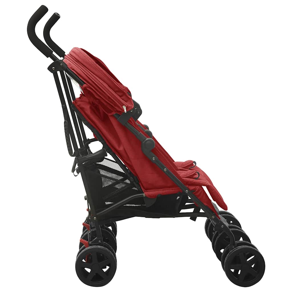 Καρότσι Διδύμων Κόκκινο Ατσάλινο - Pakobazaar