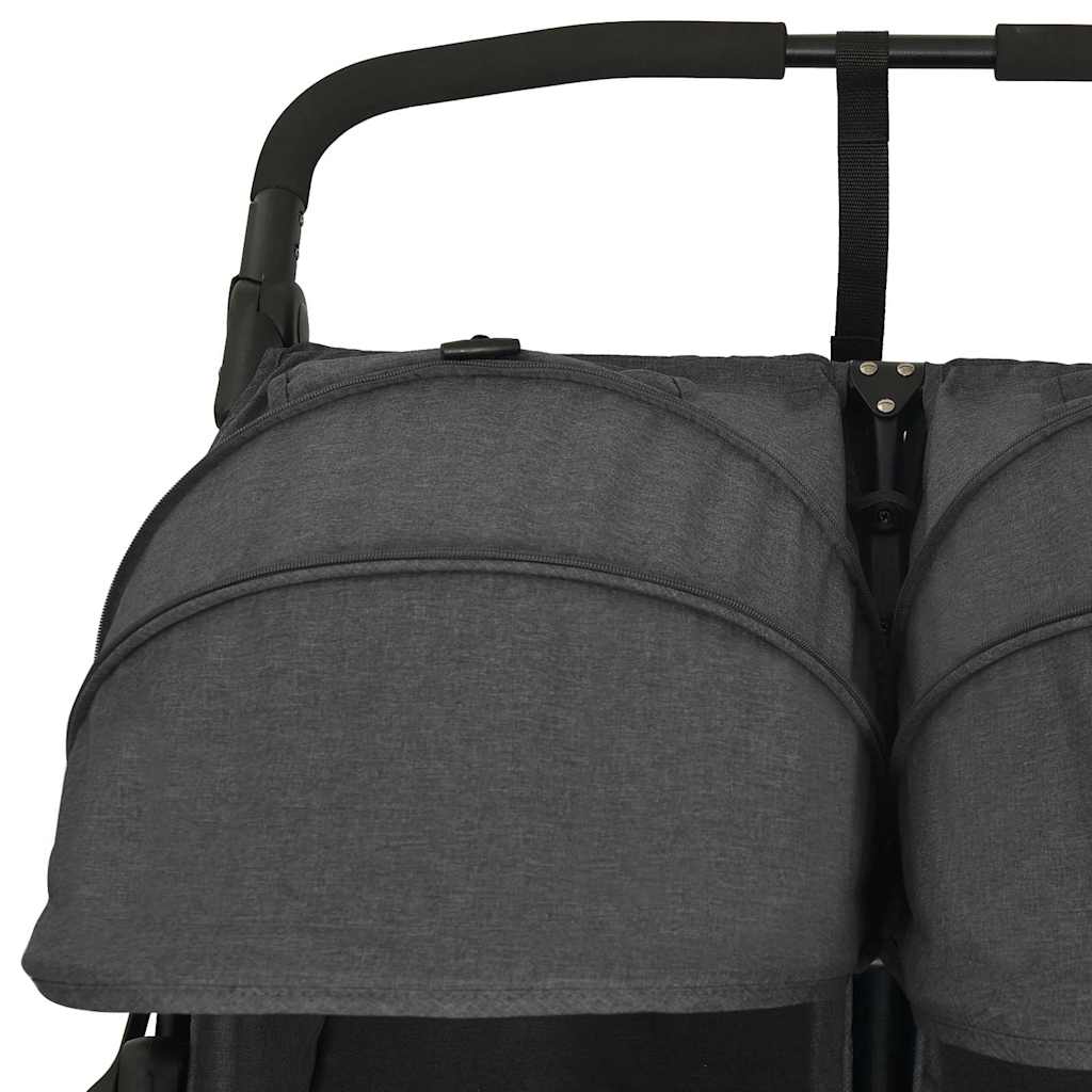 Καρότσι Διδύμων Ανθρακί Ατσάλινο - Pakobazaar