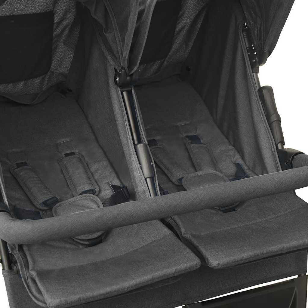 Καρότσι Διδύμων Ανθρακί Ατσάλινο - Pakobazaar