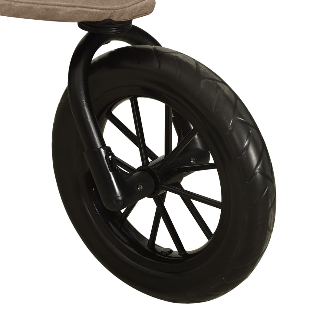 Καρότσι Μωρού Χρώμα Taupe Ατσάλινο - Pakobazaar