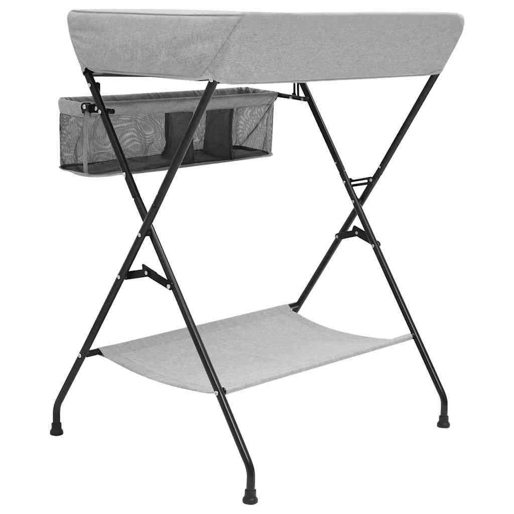 Αλλαξιέρα Μωρού Ανοιχτό Γκρι Σιδερένια - Pakobazaar