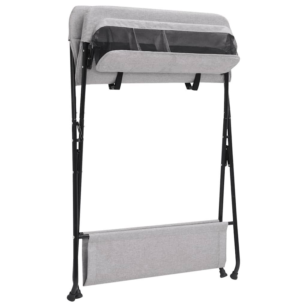 Αλλαξιέρα Μωρού Ανοιχτό Γκρι Σιδερένια - Pakobazaar