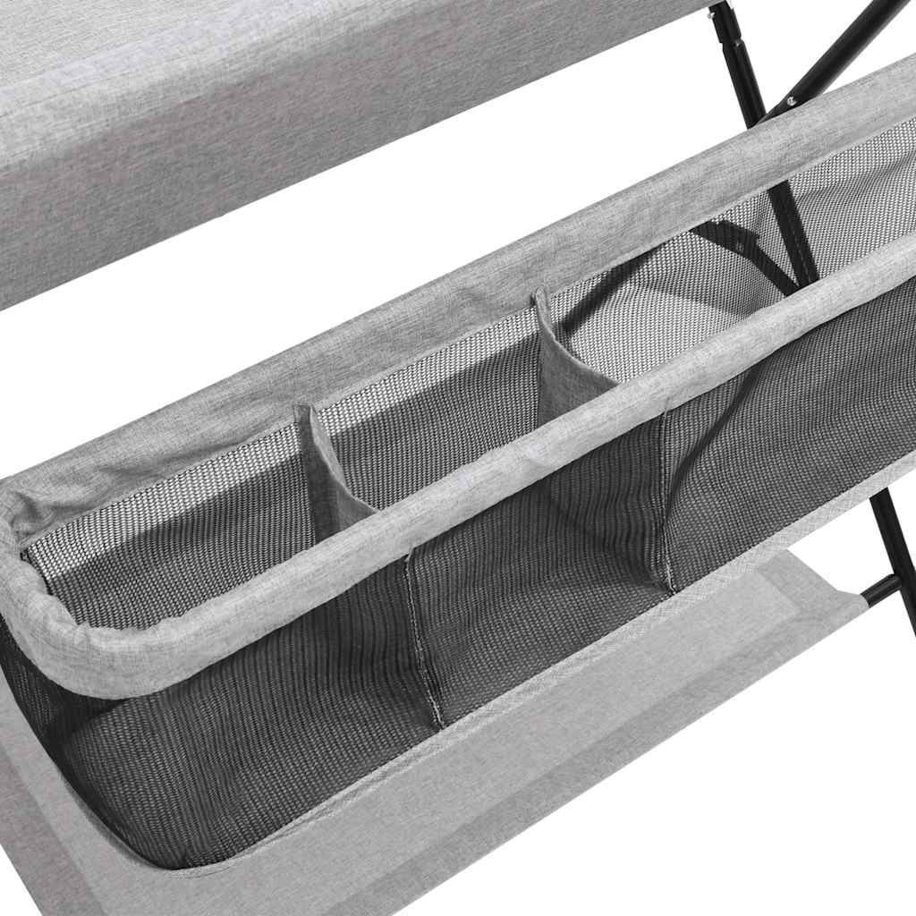 Αλλαξιέρα Μωρού Ανοιχτό Γκρι Σιδερένια - Pakobazaar