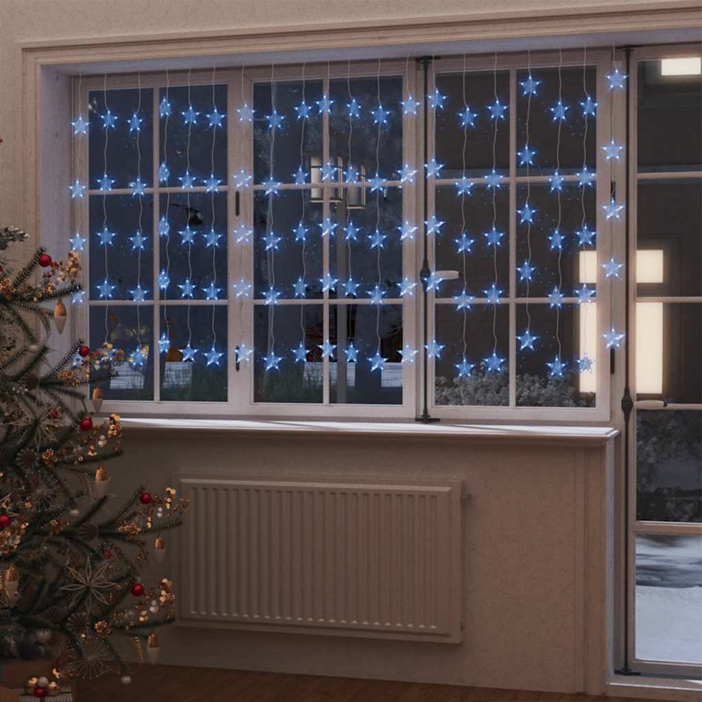 Κουρτίνα LED Φωτάκια 500 LED Μπλε με 8 Λειτουργίες - Pakobazaar