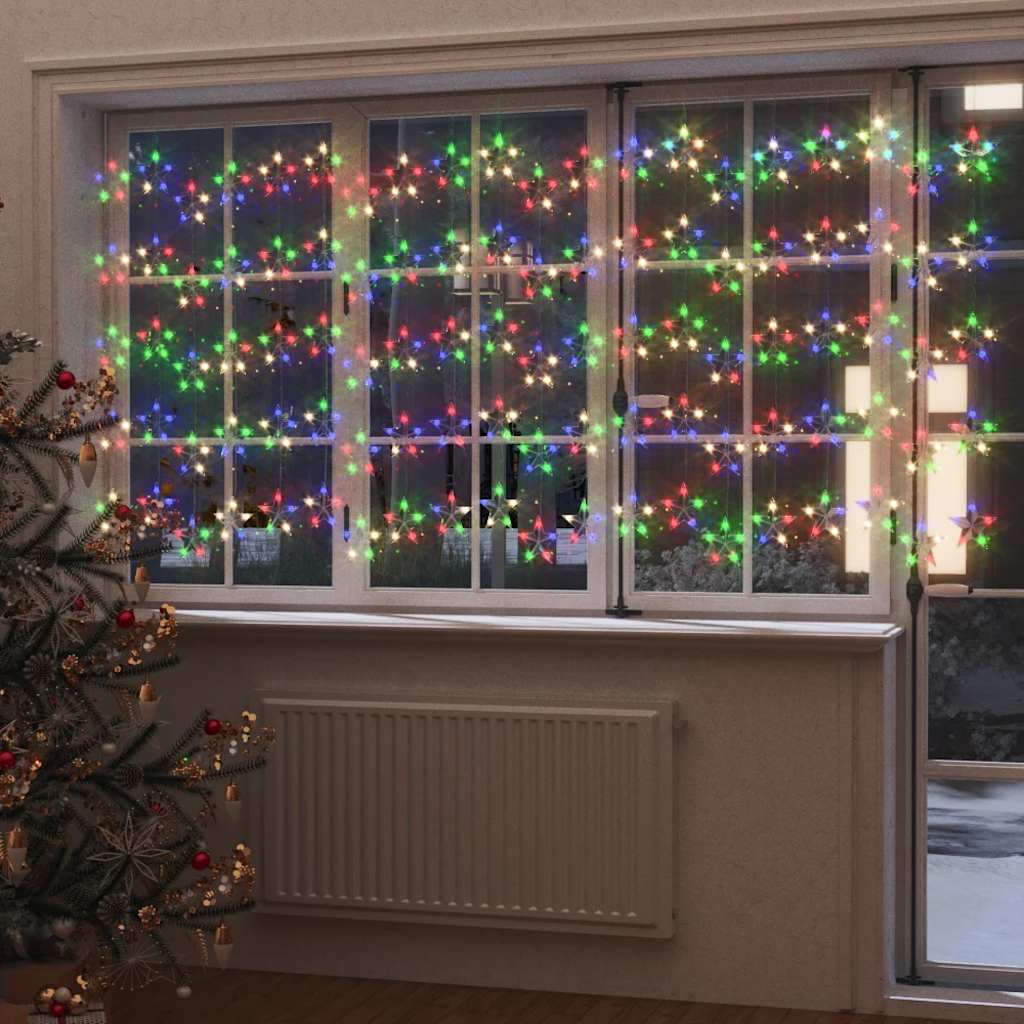Κουρτίνα LED Φωτάκια 500 LED Πολύχρωμη με 8 Λειτουργίες - Pakobazaar
