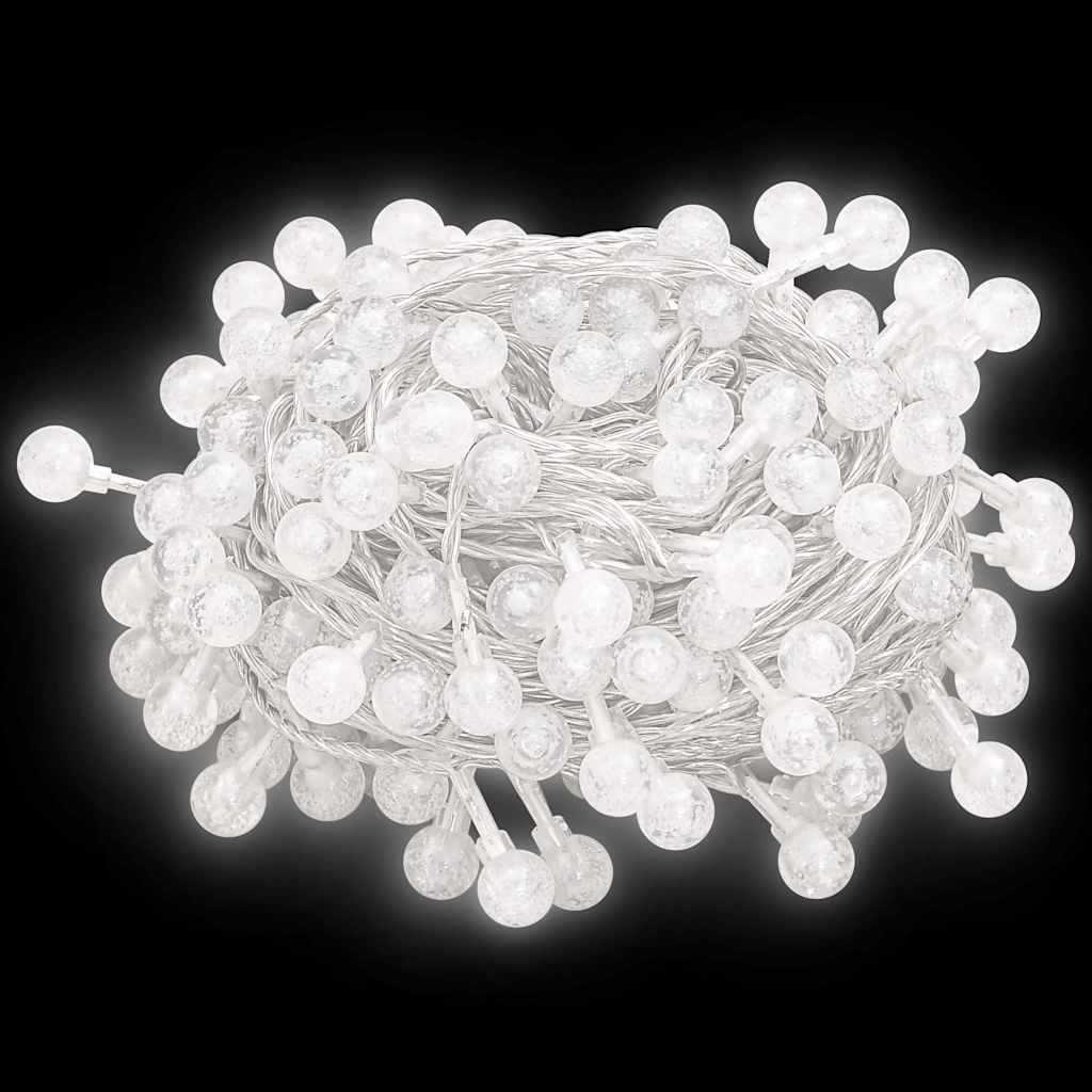 Λαμπάκια Σειρά Σφαιρικά 8 Λειτουργίες Ψυχρό Λευκό 40 μ. 400 LED