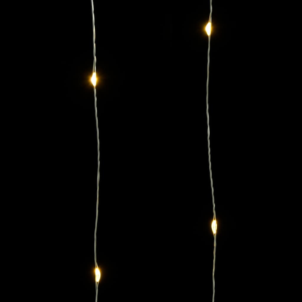 Λαμπάκια LED Σειρά Micro 8 Λειτουργίες Θερμό Λευκό 40μ. 400 LED