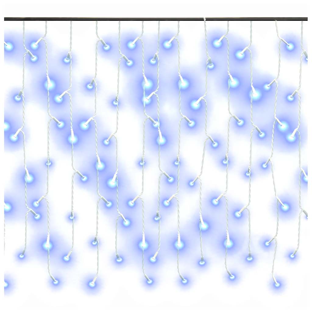 Κουρτίνα LED Φωτάκια Σταλακτίτες 10 μ. 400 LED Μπλε 8 Λειτ.