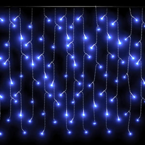 Κουρτίνα LED Φωτάκια Σταλακτίτες 10 μ. 400 LED Μπλε 8 Λειτ.