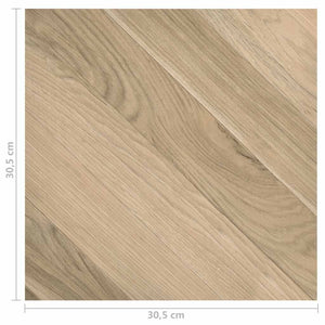 Δάπεδο Αυτοκόλλητο Καφέ Ριγέ 20 τεμ. 1,86 μ² από PVC