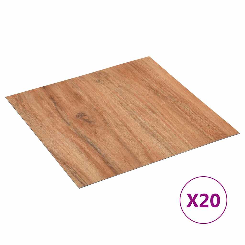 Δάπεδο Αυτοκόλλητο Φυσικό 20 τεμ. 1,86 μ² από PVC