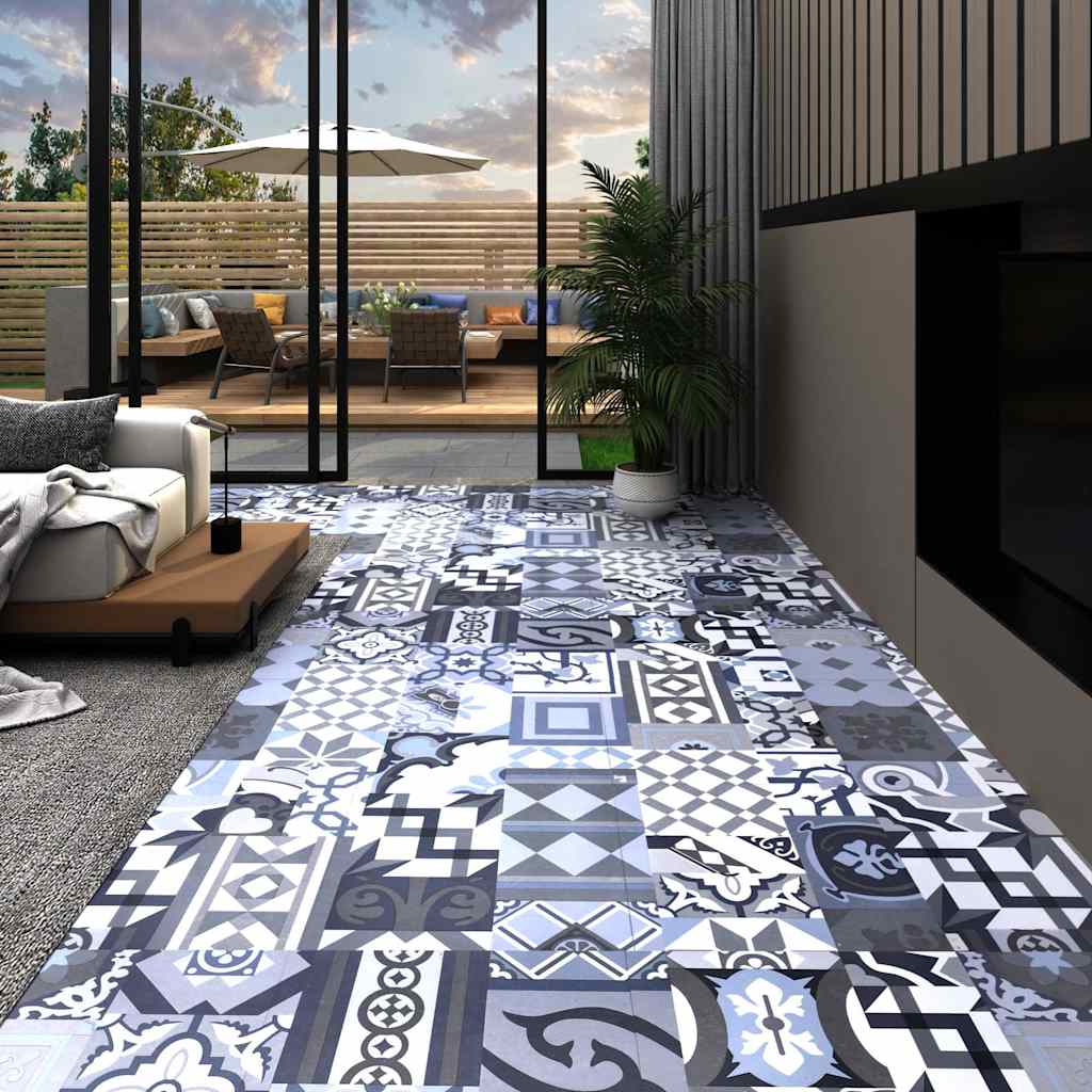 Δάπεδο Αυτοκόλλητο Mono Pattern 20 τεμ. 1,86 μ² από PVC - Pakobazaar