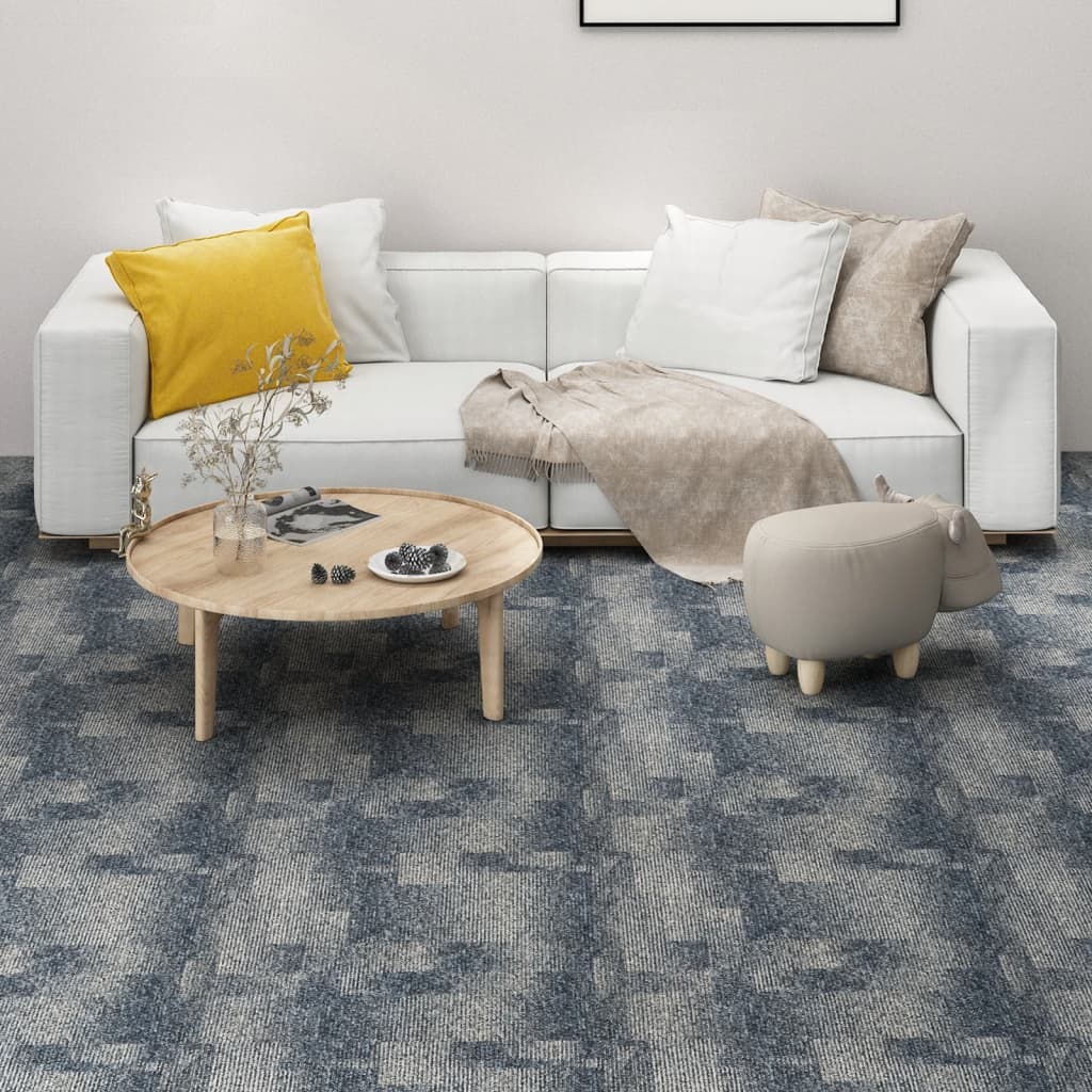 Μοκέτα Πλακάκι 20 τεμ. Σκούρο Μπλε 5 μ²