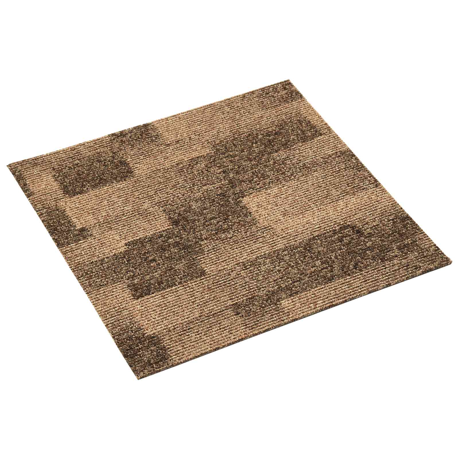 Χάλι Δαπέδου 20 pcs Καφέ 50 x 50 cm PP - Pakobazaar