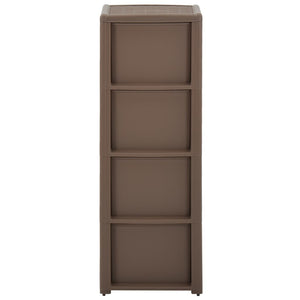 Συρταριέρα με 4 Συρτάρια Taupe 30 x 40 x 80 εκ.