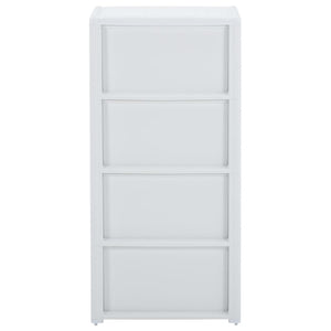 Συρταριέρα με 4 Συρτάρια Λευκή 40 x 40 x 80 εκ.