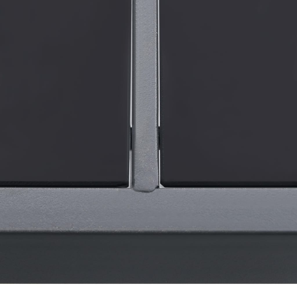 Σετ Τραπεζαρίας Εξωτερικού Χώρου 5 Τεμαχίων Ανθρακί Ατσάλινο - Pakobazaar