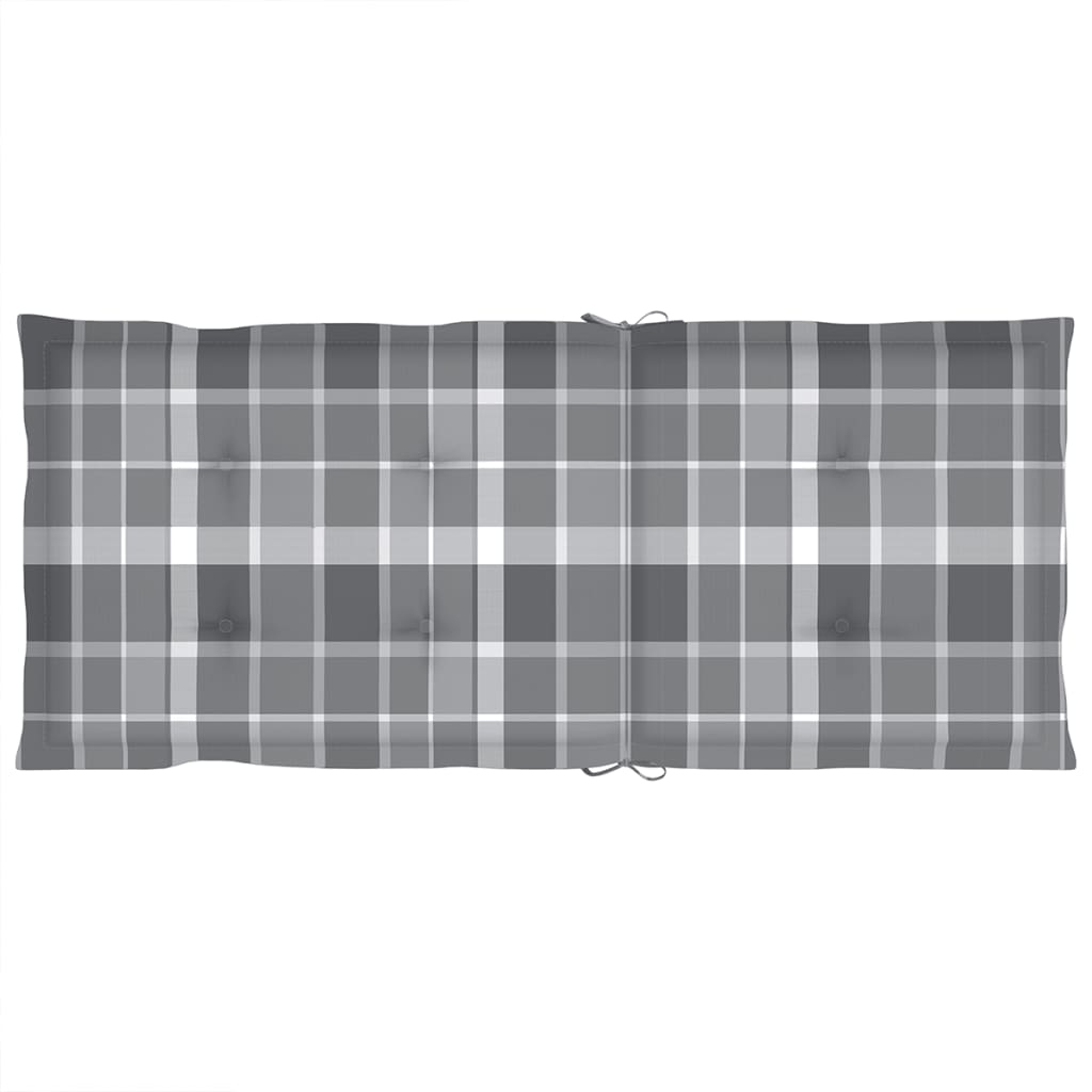 Καρέκλες Κήπου Ανακλινόμενες 8 τεμ. Μασίφ Ξύλο Teak & Μαξιλάρια - PAKOBAZAAR