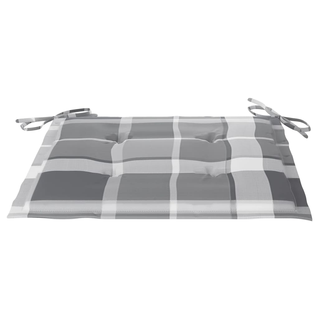 Καρέκλες Κήπου Πτυσσόμενες 6 τεμ. Μασίφ Ξύλο Teak με Μαξιλάρια - PAKOBAZAAR