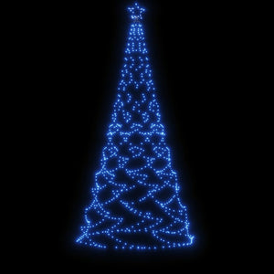 Χριστουγεννιάτικο Δέντρο Μπλε 3 μ. 500 LED με Μεταλλικό Στύλο