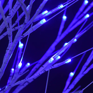 Χριστουγ. Δέντρο Εξωτ./Εσωτ. Χώρου 120 LED Μπλε 1,2 μ. Ιτιά